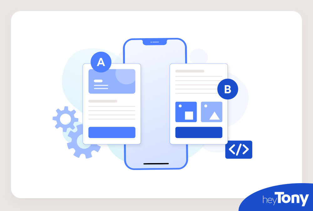CRO A/B Testing Graphic