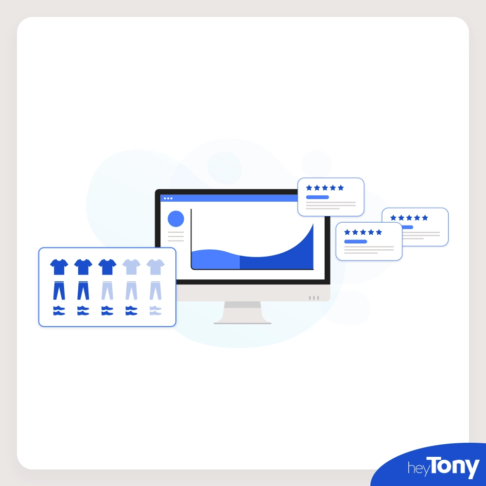 product reviews and extra sections