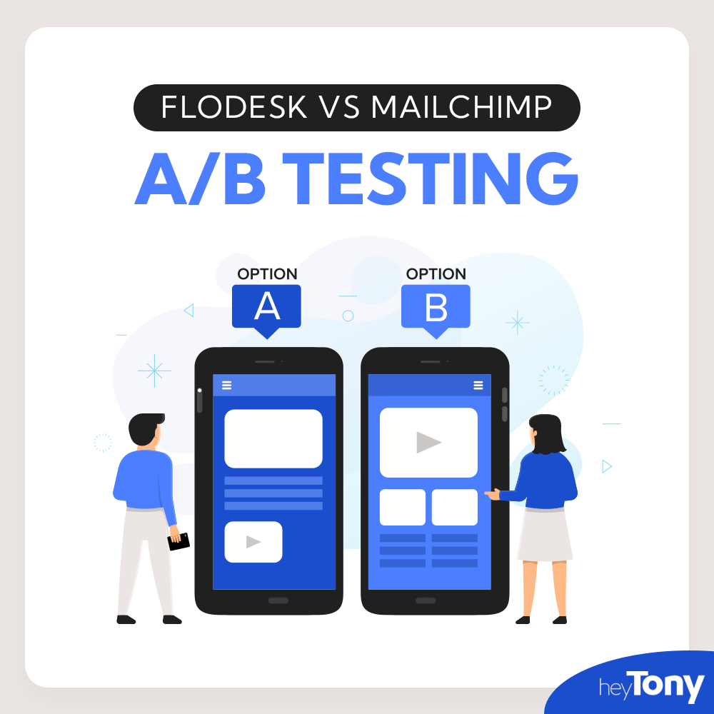 Flodesk vs Mailchimp A/B Testing