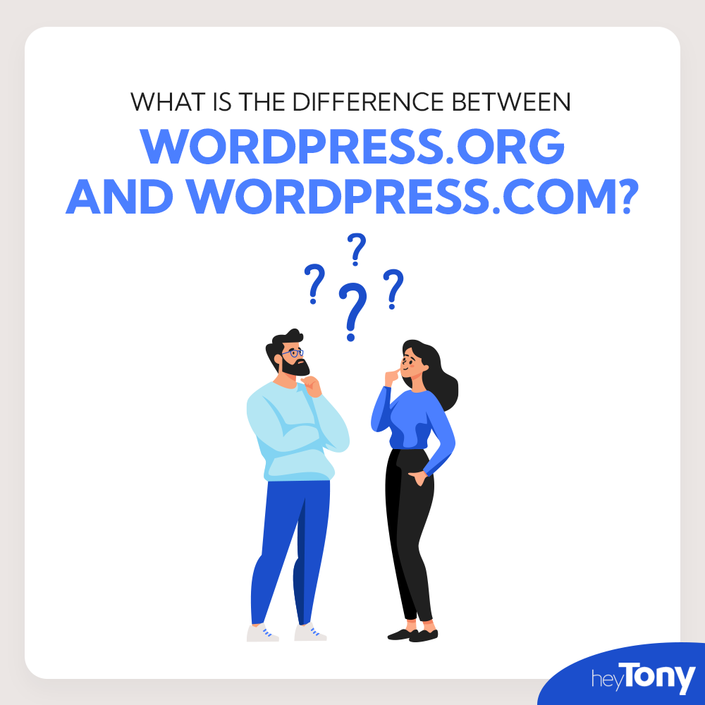 Two vector characters with questions marks above them.