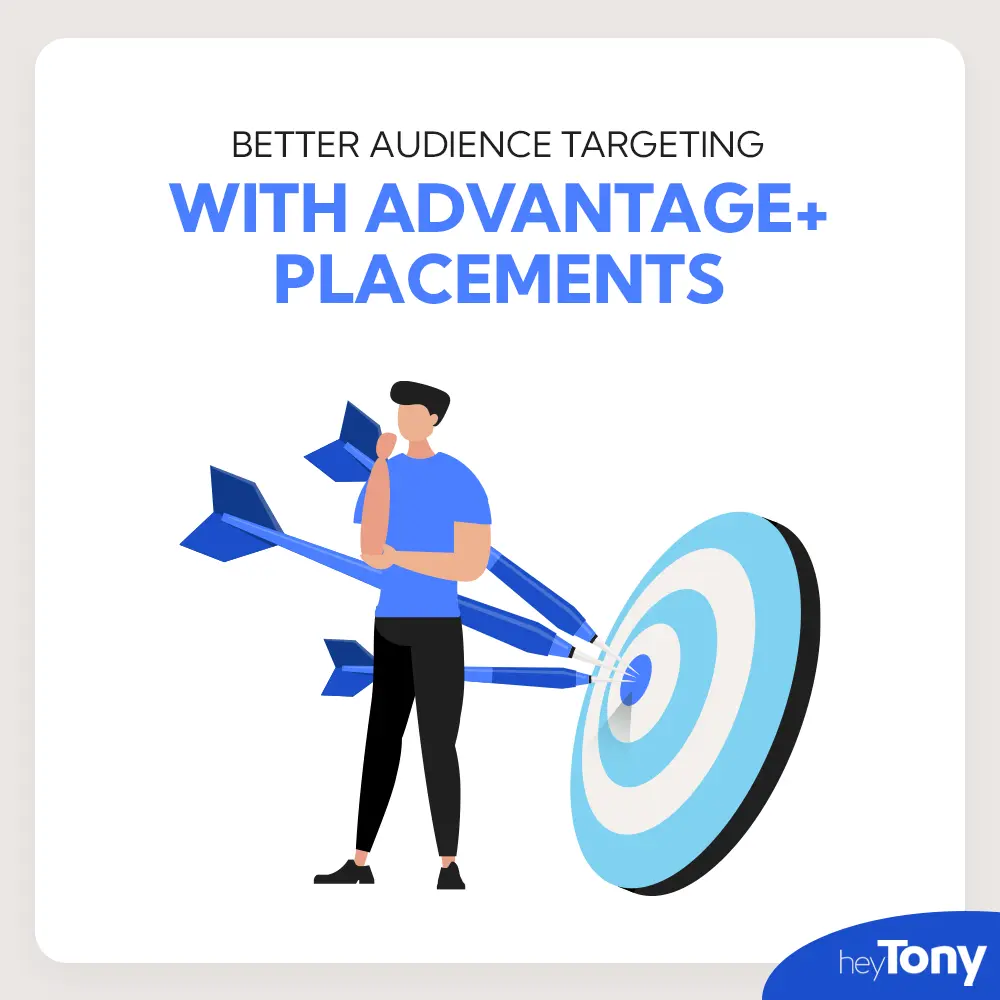 Vector character standing in front of a blue target.