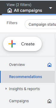 google ads recommendations