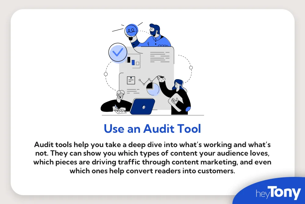 audit tool for content marketing